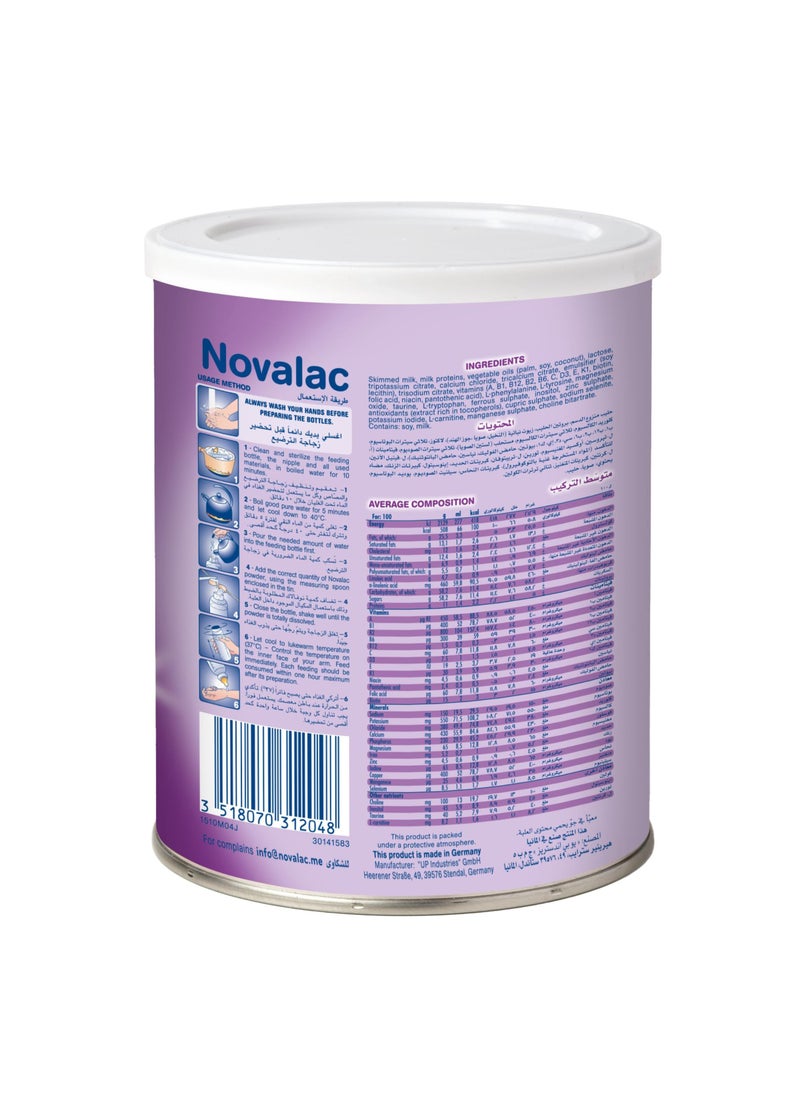 Novalac IT1 Infant Formula For Constipation From  0 To 6 Months 400grams - Image 3