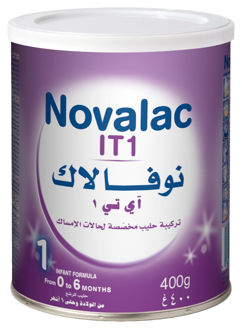 Novalac IT1 Infant Formula For Constipation From  0 To 6 Months 400grams - Image 1