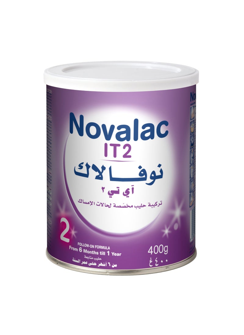 Novalac IT2 Follow On Formula For Constipation From 6 To 12 Months 400grams - Image 1