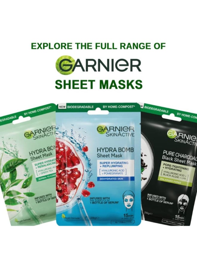 SkinActive Hydra Bomb Sheet Mask Super Hyderating+Soothing 28grams
