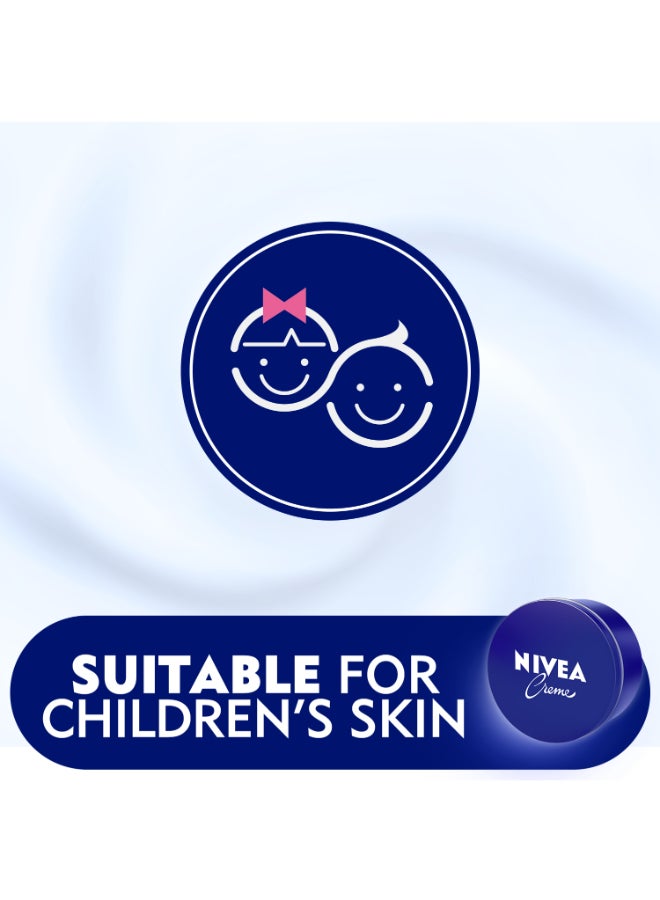 Nivea Moisturising Cream Universal All Purpose Moisturizer For Face Body Hands Blue 250ml - Image 4