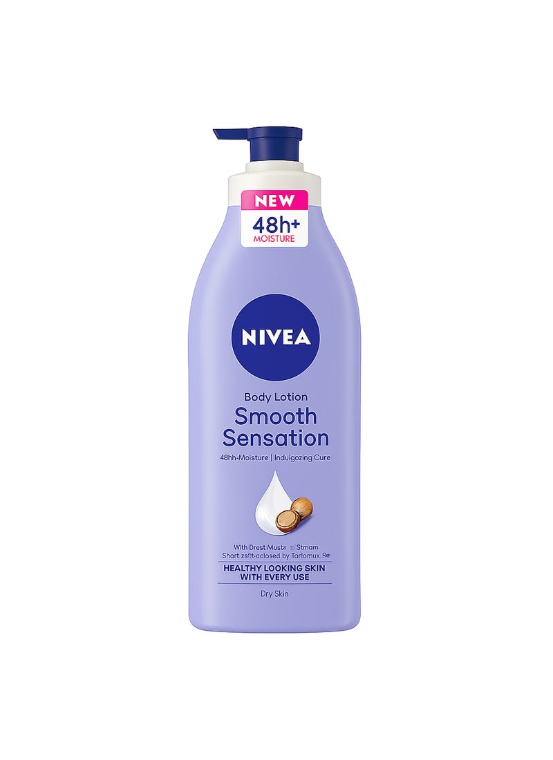 Nivea Shea Smooth Body Lotion For Dry Skin 625ml - Image 1