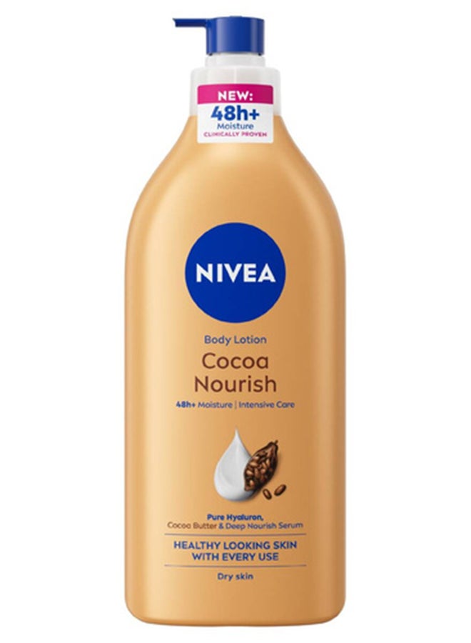 Nivea Body Lotion Cocoa Nourish 48+ Moisture Intensive Care 625ml  - Image 1
