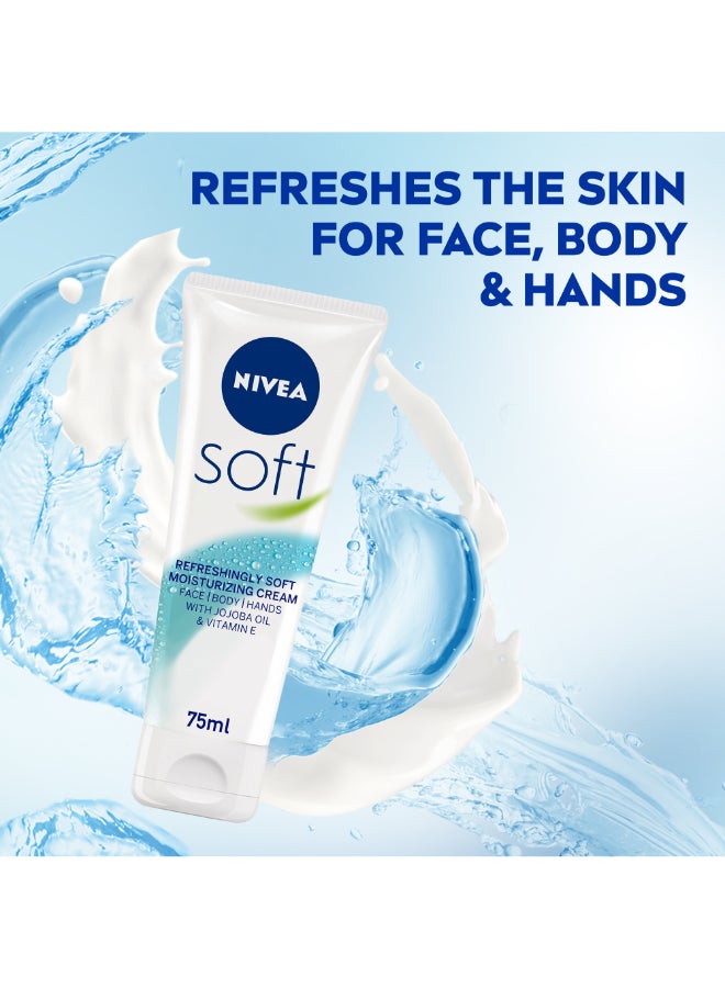 Nivea Refreshingly Soft Moisturizing Cream 75ml - Image 2