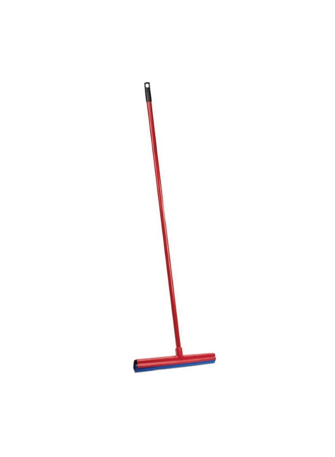 Vileda Wipe & Dry Floor Wiper 42 Cm With A Stick, Triple Lip, Rubber Lip, 42 x 4 x 141 CM - Red & Blue Red/Blue 42x4x141cm - Image 2