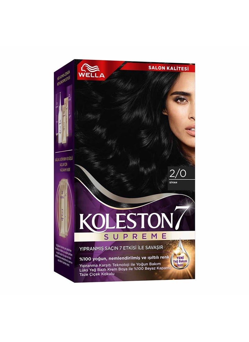 ويلا كريم صبغة كوليستون غني بالزيوت أسود 2/0 - Image 1