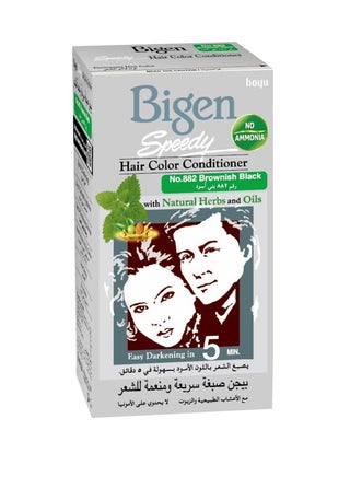 بلسم سريع ملون للشعر 882 أسود يميل إلى البني 80جرام