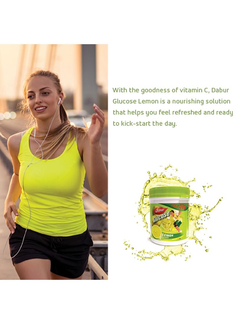 Dabur Glucose Lemon Juice Powder Lemon 500grams - Image 3