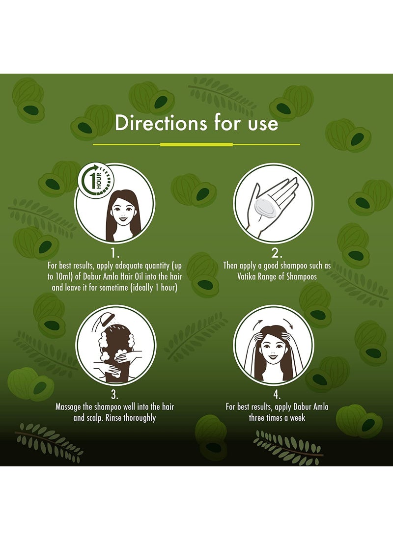 Dabur Amla Hair Oil 200ml - Image 4