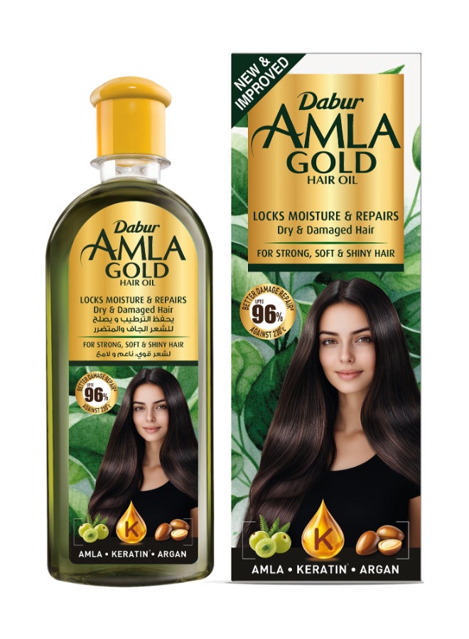 Dabur Amla Hair Oil For Long Strong And Dark Hair 300.0ml  - Image 2