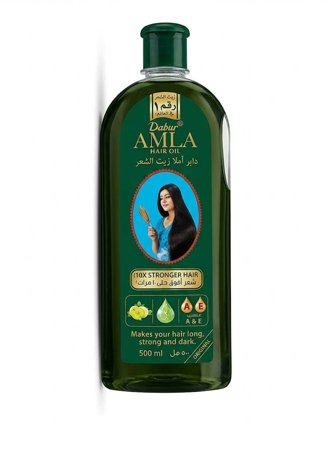 دابر زيت أملا للشعر أخضر 500ml - Image 1