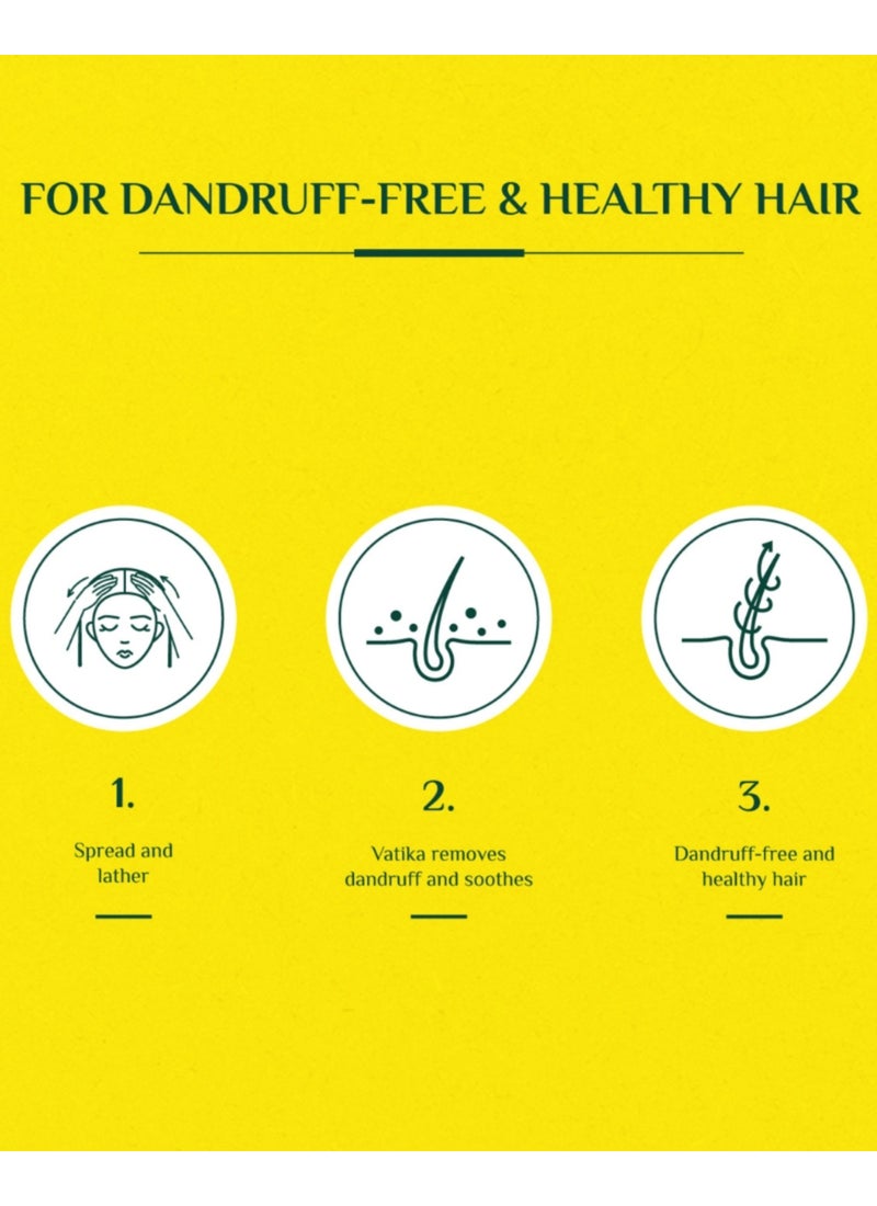 Vatika Naturals Anti-Dandruff Shampoo Removes And Prevents Dandruff 400ml - Image 2