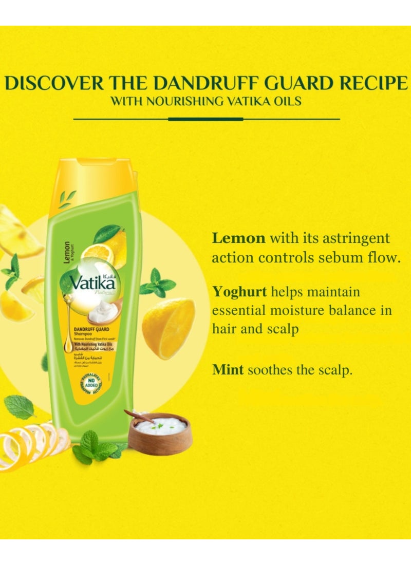 Vatika Naturals Anti-Dandruff Shampoo Removes And Prevents Dandruff 400ml - Image 4