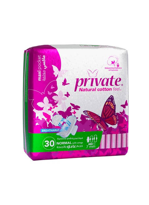 Maxi Pocket Normal 30 Pads
