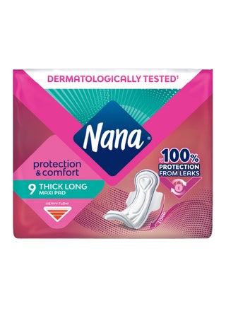 Maxi Thick Long Sanitary Pads 9 Count - view 2