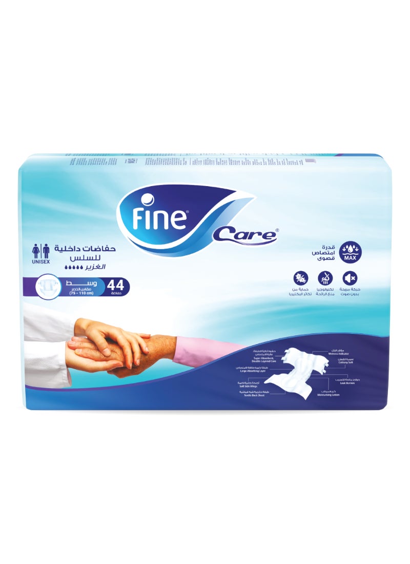 Fine - Incontinence Unisex Adult Diaper Brief - Medium Waist Size 75-110cm - Image 1