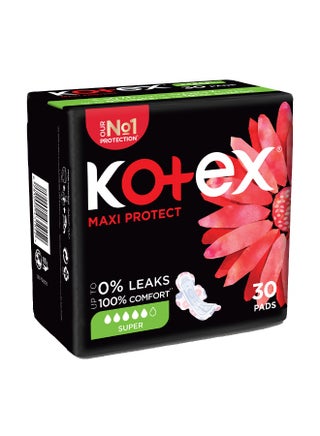 Protection Maxi Super Pads with Wings, 30 Pads - pnsku/N13346132A/45/_/1734582206/ddb11292-cca1-4f95-9ea2-6f242c06c22a