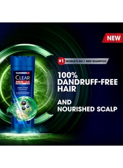 CLEAR 2In1 Shampoo And Conditioner For Men, Anti Dandruff Shampoo, Herbal Fusion 200ml  - Image 3