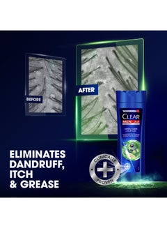 CLEAR 2In1 Shampoo And Conditioner For Men, Anti Dandruff Shampoo, Herbal Fusion 200ml  - Image 5