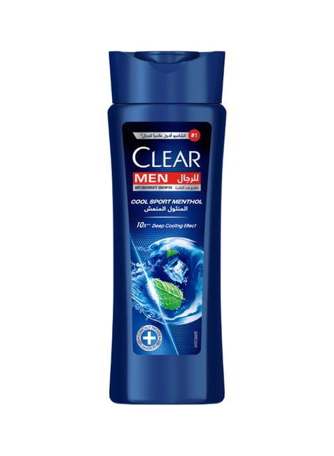 Shampoo For Men, Anti-Dandruff Shampoo, Cool Sport Menthol, 100% Dandruff-Free Hair  And Nourished Scalp 200ml