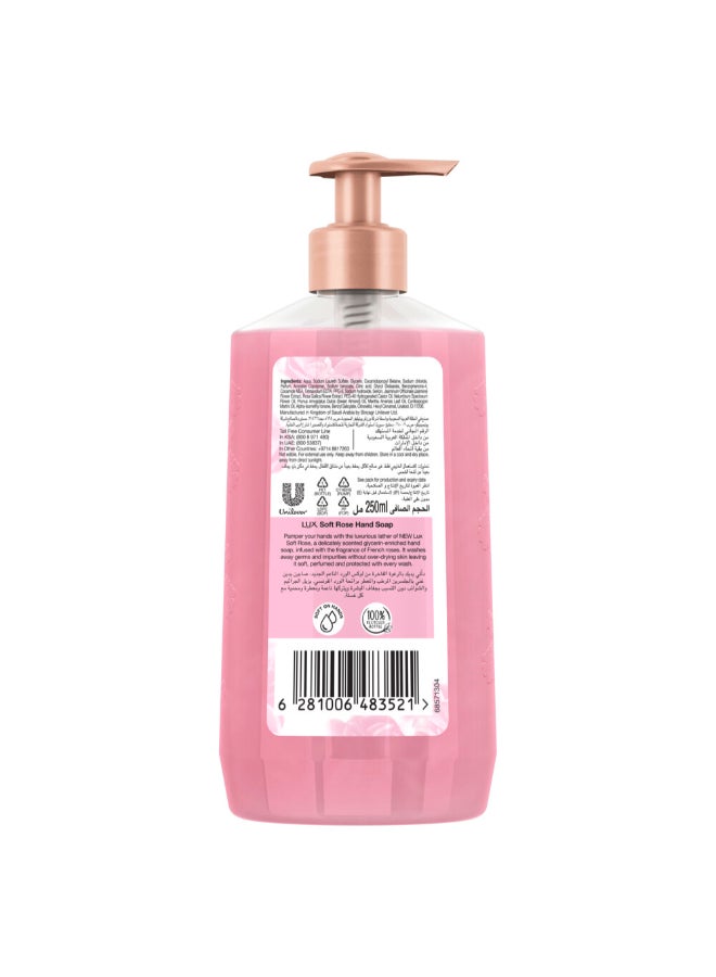 Lux Soft Touch Perfumed Hand Wash, 250ml Pink  - Image 2