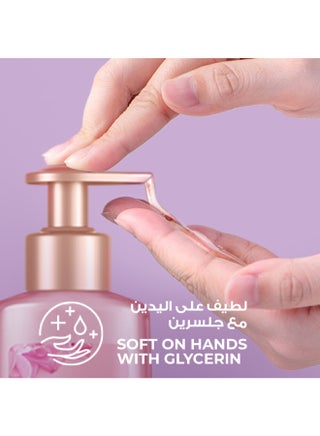 صابون سائل مضاد للبكتيريا بالجلسرين الغني بالورد الناعم لجميع أنواع البشرة 250 مل وردي 250ml - view 5