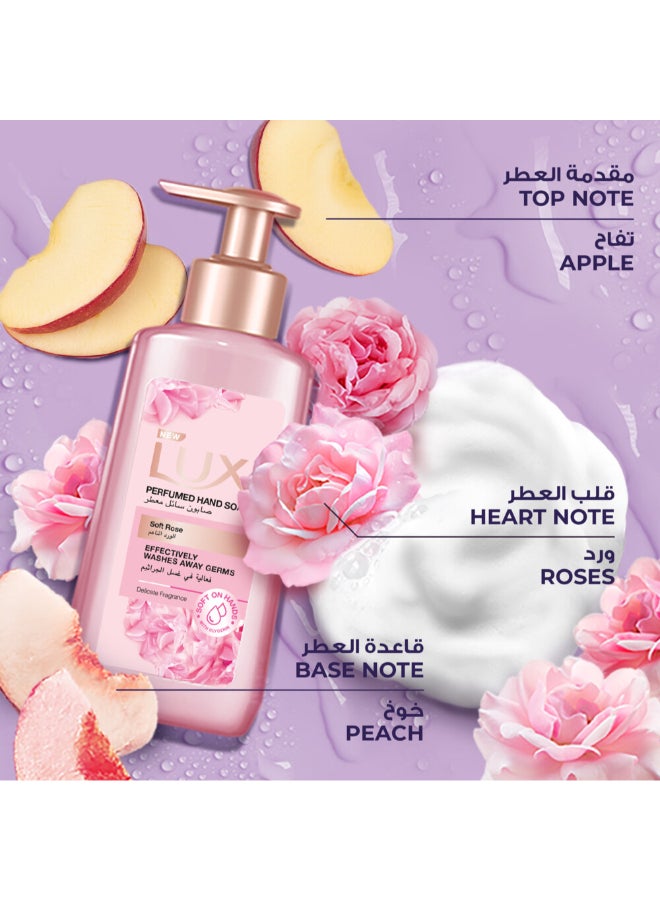 Lux Perfumed Liquid Hand Wash Soft Rose 500ml  - Image 3