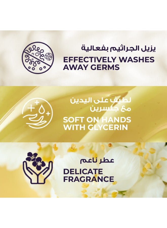 لوكس غسول يدين سائل الياسمين المخملي مضاد للبكتيريا غني بالغليسيرين لجميع أنواع البشرة سعة 250 مل - Image 5