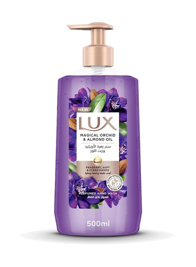 لوكس غسول يدين سائل سحر زهرة الأوركيد مضاد للبكتيريا غني بالغليسيرين لجميع أنواع البشرة سعة 250 مل - Image 1