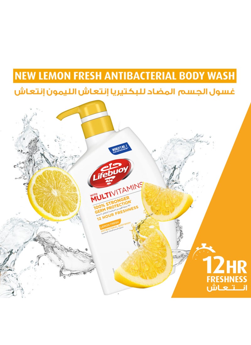 Lifebuoy Anti Bacterial Body Wash Lemon Fresh 500ml - Image 3