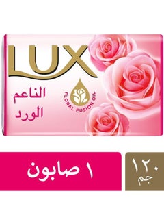 Lux Bar Soap For Glowing Skin, Rose, With Vitamin C, E, And Glycerine 120grams  - Image 4