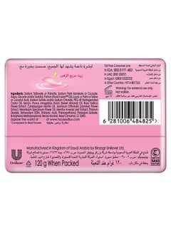 Lux Bar Soap For Glowing Skin, Rose, With Vitamin C, E, And Glycerine 120grams  - Image 2