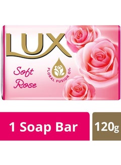 Lux Bar Soap For Glowing Skin, Rose, With Vitamin C, E, And Glycerine 120grams  - Image 5