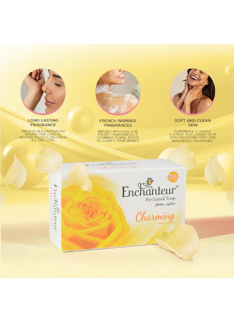 Enchanteur Charming Perfumed Soap 3 x 125grams  - Image 3