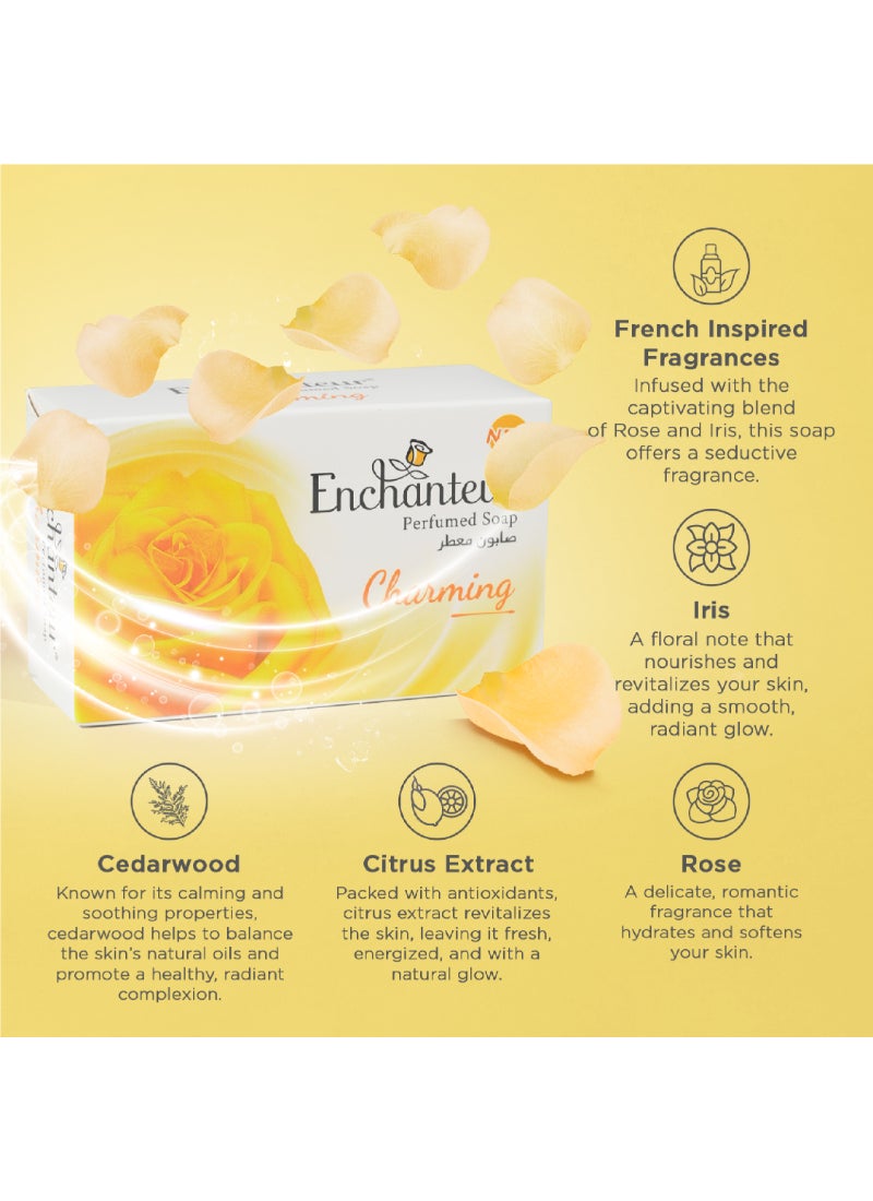 Enchanteur Charming Perfumed Soap 3 x 125grams  - Image 4