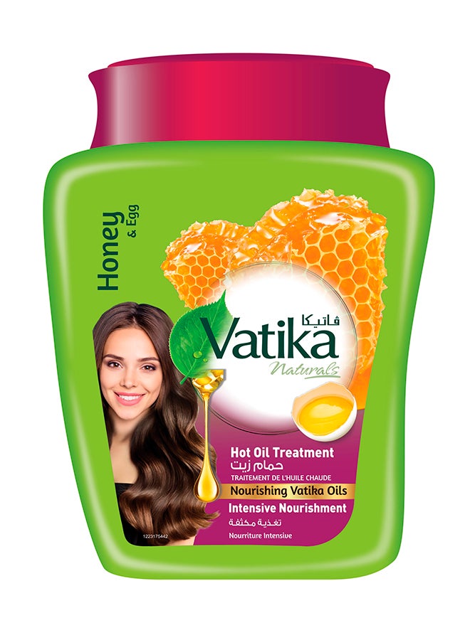 Vatika Naturals Intensive Nourishment Hammam Zaith Hot Oil Treatment Infused With Honey And Egg For Deep Hydration And Moisturization 1kg  - Image 1