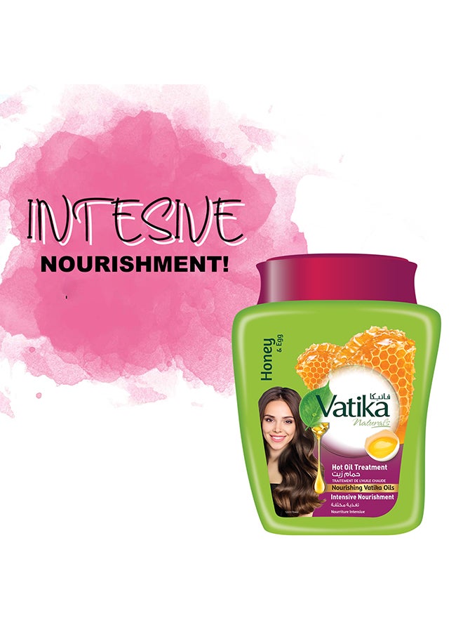 Vatika Naturals Intensive Nourishment Hammam Zaith Hot Oil Treatment Infused With Honey And Egg For Deep Hydration And Moisturization 1kg  - Image 4