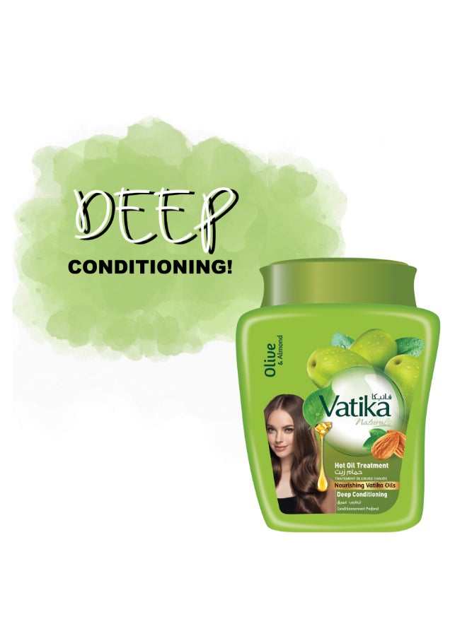 Dabur Deep Conditioning Hammam Zaith Enriched With Olive And Almond 500grams  - Image 3