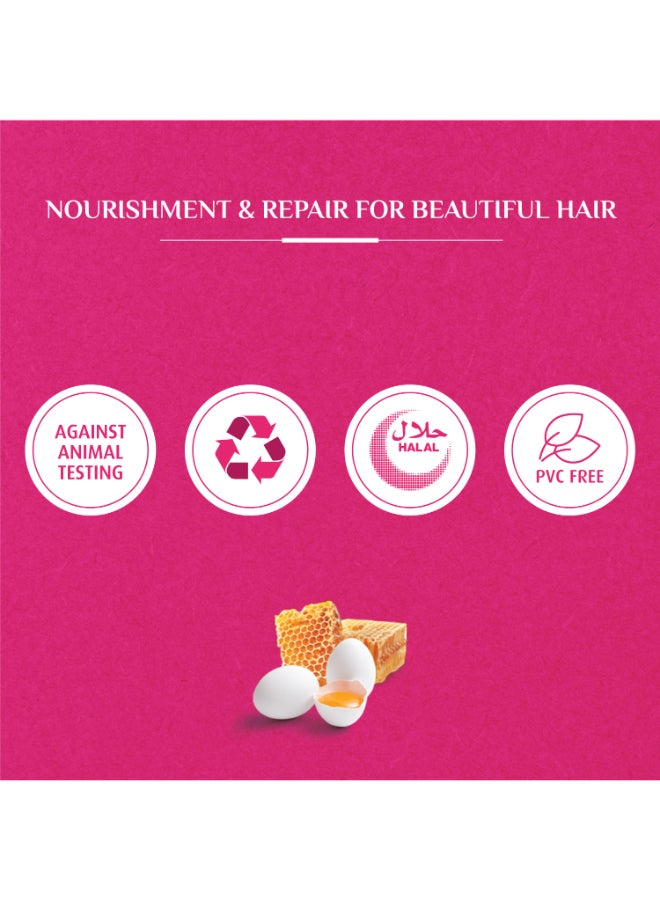 Dabur - Repair And Restore Shampoo Enriched With Egg And Honey For Damaged Hair And Splitends 400ml - Image 1