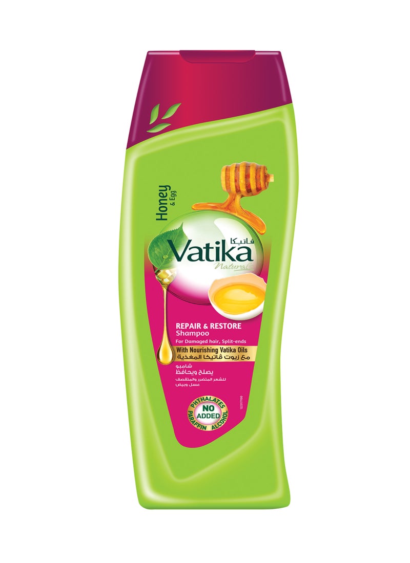 دابر شامبو التجديد والإصلاح غني بالبيض والعسل للشعر التالف وأطراف الشعر المتقصفة 400ملليلتر - Image 1