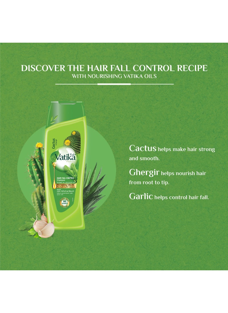 Vatika Naturals Hair Fall Control Shampoo 400ml - Image 3