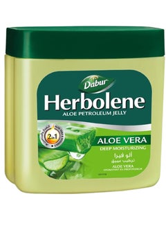 Herbolene Aloe Petroleum Jelly  Enriched With Aloe Vera And Vitamin E | For Dry And Rough Skin 425ml