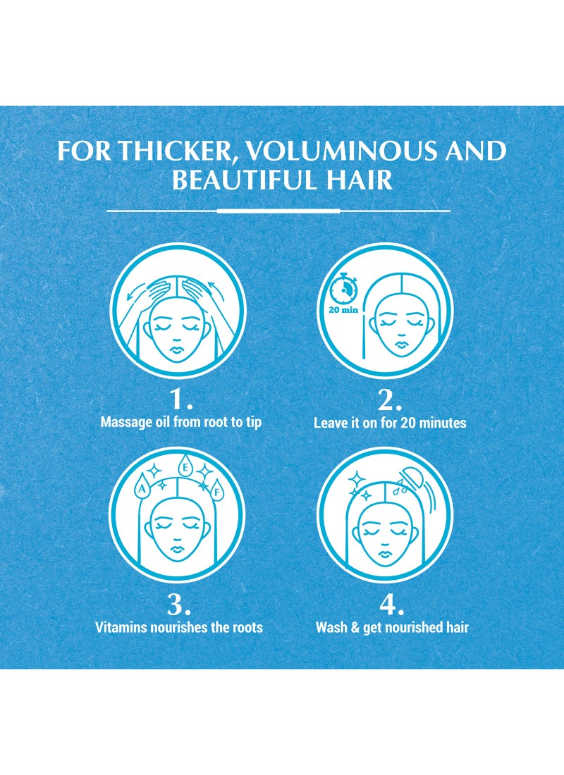 Dabur Coconut Hair Oil Yellow 300ml - Image 5