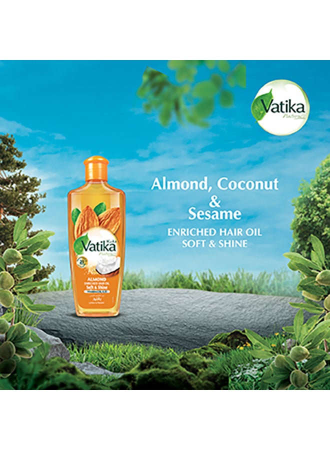 Dabur Almond Enriched Hair Oil Soft And Shine 300ml - Image 3
