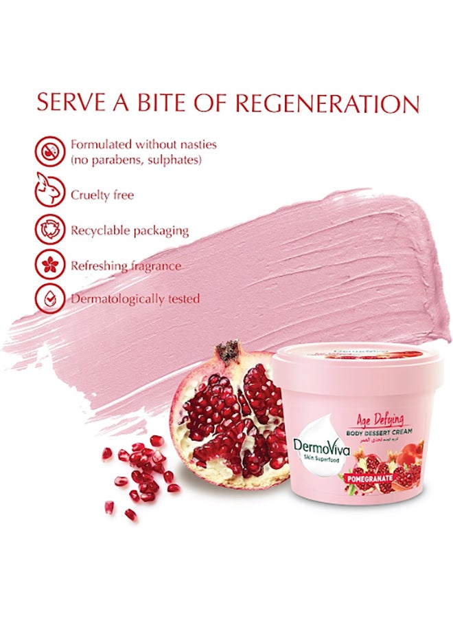 DermoViva Age Defying Body Dessert Cream Pomegranate 70ml  - Image 2