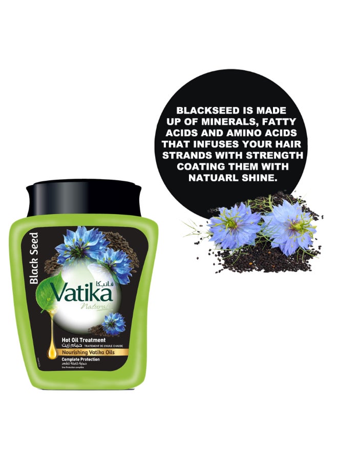 دابر حمام زيت غني بحبة البركة لحماية كاملة للشعر 500جرام - Image 5