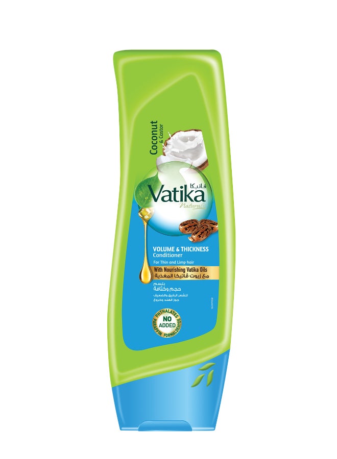 Dabur - Volume And Thickness Conditioner Enriched With Coconut And Castor For Thin And Limp Hair 400ml - Image 1
