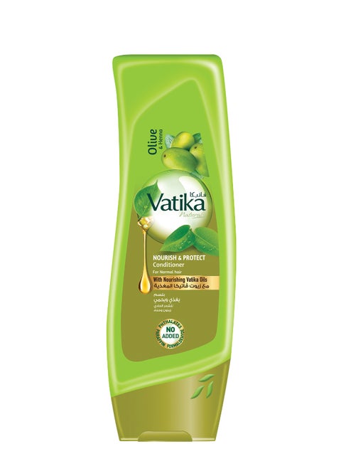 Nourish And Protect Conditioner Enriched With Olive And Henna For Normal Hair 400ml