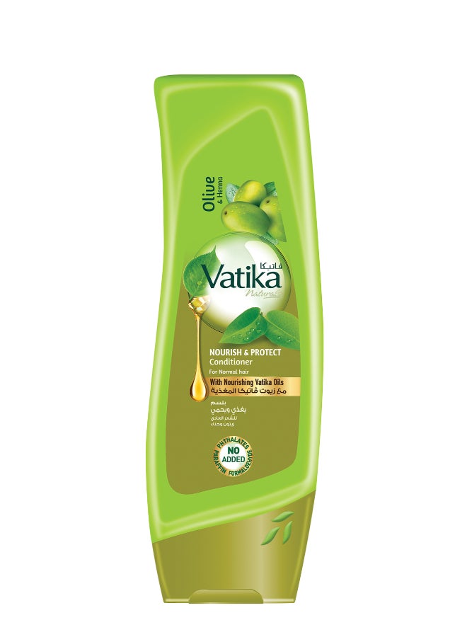 Dabur - Nourish And Protect Conditioner Enriched With Olive And Henna For Normal Hair 400ml - Image 1
