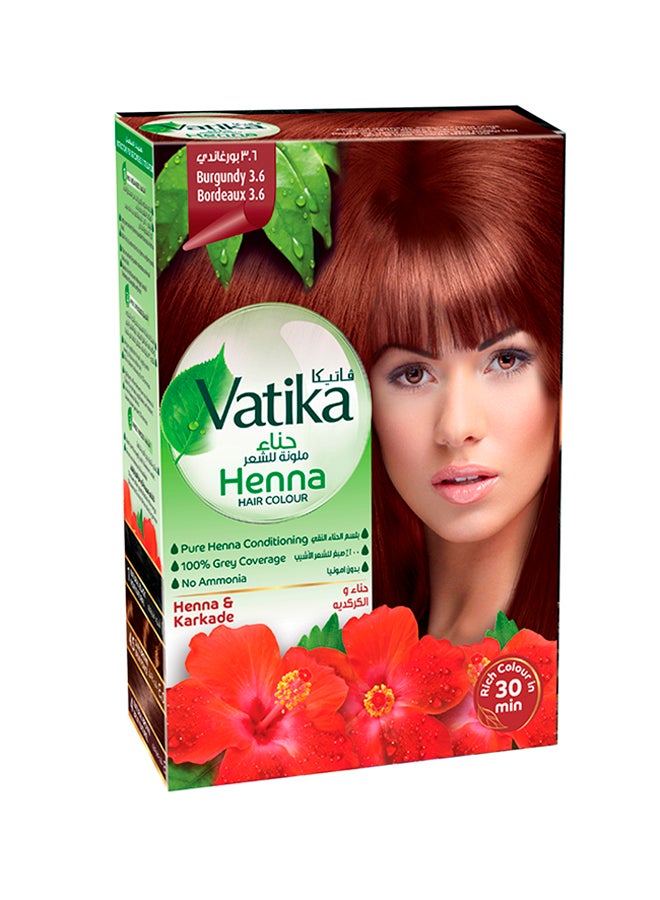 Henna Hair Colour Burgundy 10غم